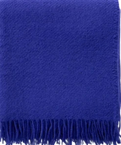 Plaider<Klippan Uldplaid Bornholm Clematis blue