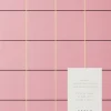Kontorartikler<Notem UMA Flat Lay Notebook - Large, Rose check