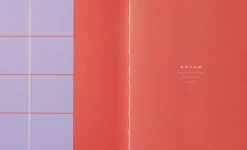 Kontorartikler<Notem UMA Flat Lay Notebook - Medium, Lavender check
