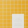 Kontorartikler<Notem UMA Flat Lay Notebook - Small, Ochre check