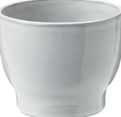 Vaser & Urtepotteskjulere<Knabstrup Keramik Urtepotteskjuler, hvid, Ø 12,5 cm