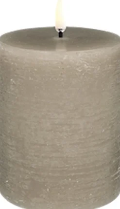 Elektriske Julelys<Uyuni LIGHTING - Pillar LED Candle - Sandstone - 7,8 x 10,1