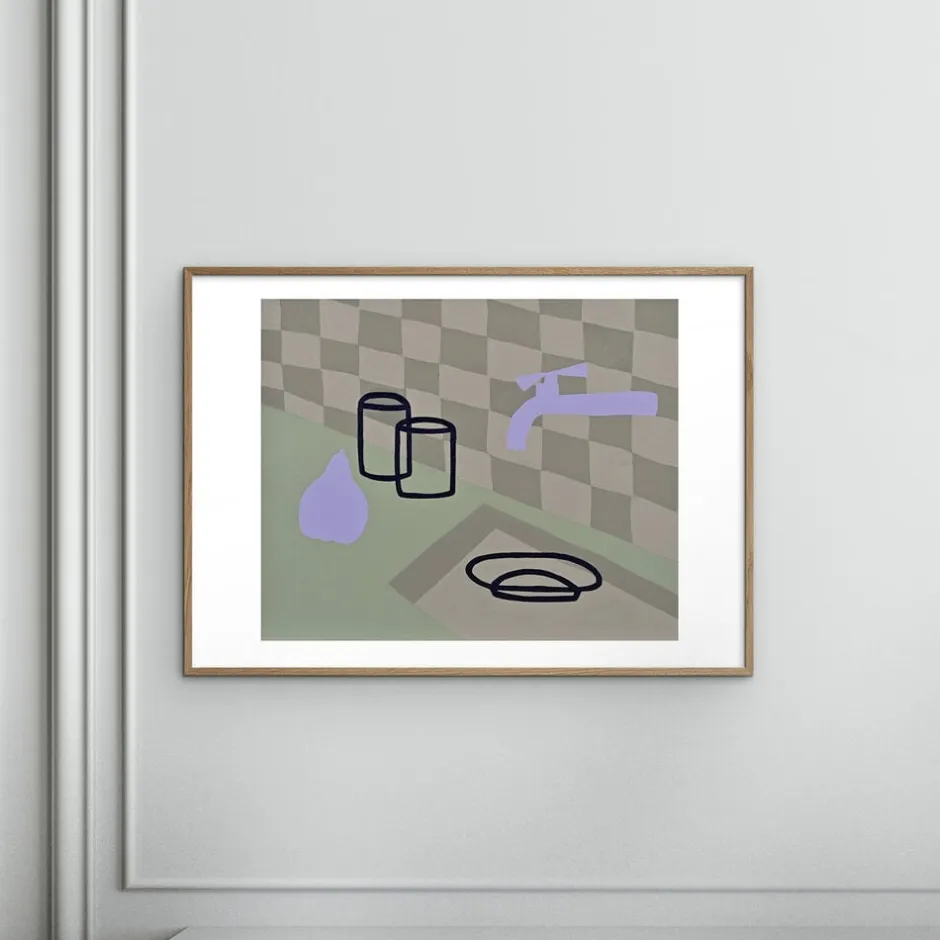 Plakater & Rammer<Poster & Frame Valeryia van der Meer - Quiet Morning in the Kitchen Flerfarvet