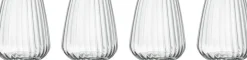 Glas<Luigi Bormioli Vandglas Optica 45 cl 4 stk.