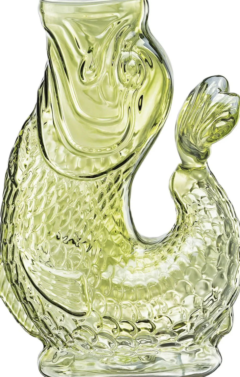 Karafler & Kander<CILIO Vandkaraffel fisk, grøn, glas, NEMO