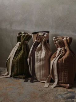 Julepynt<Ferm Living Vari Quilted Sack - Velvet - Khaki