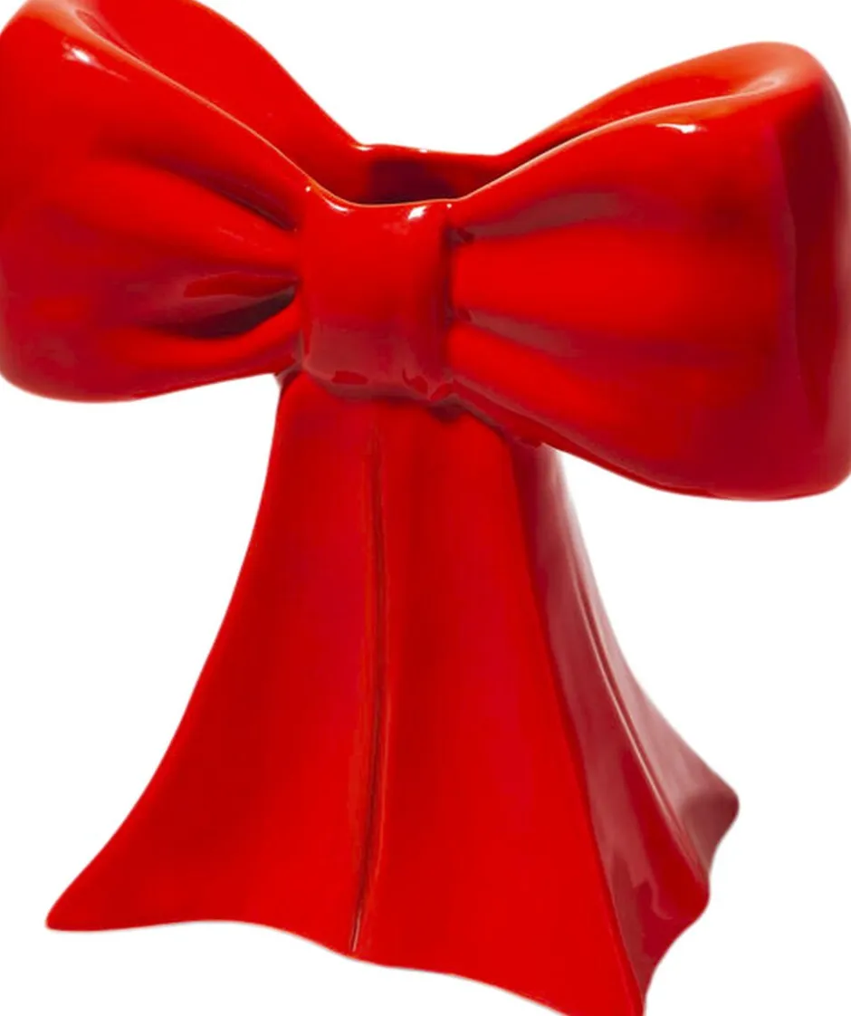 Vaser & Urtepotteskjulere|Julepynt<Doiy Vase - Bow - Red