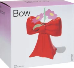 Vaser & Urtepotteskjulere|Julepynt<Doiy Vase - Bow - Red