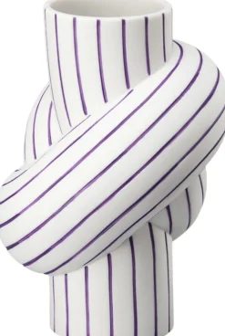 Vaser & Urtepotteskjulere<Rosenthal Vase 12cm, Plum, Node Stripes