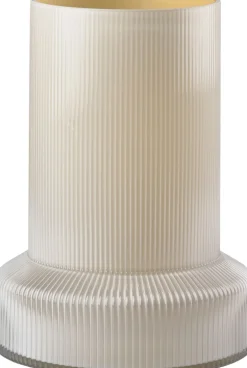 Vaser & Urtepotteskjulere<Villa Collection Vase Hvils D21 x 29 cm Hvid Glas