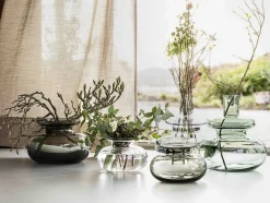 Vaser & Urtepotteskjulere<Zone Vase Inu 23 x 25 cm Smoked Grey