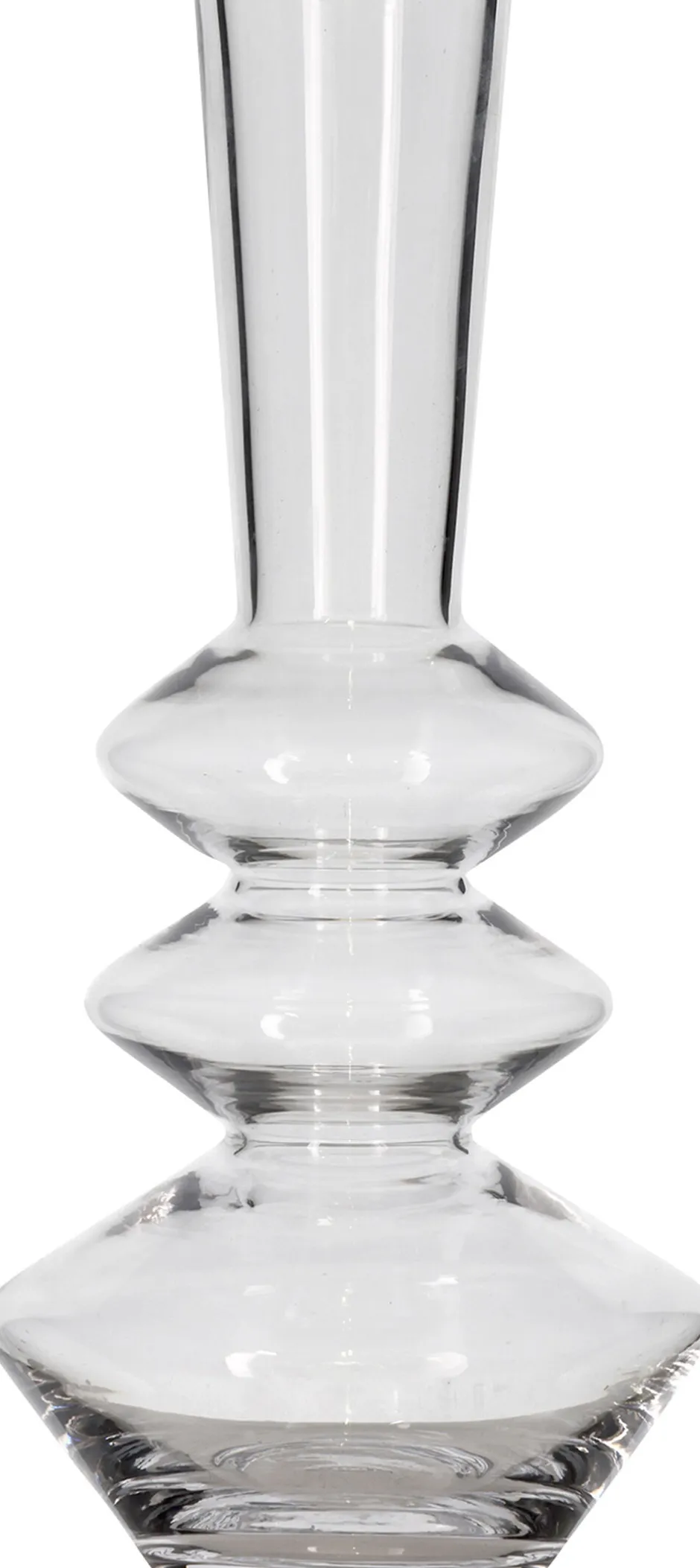 Vaser & Urtepotteskjulere<Villa Collection Vase Trio D14 x 30,5 cm Clear Glas