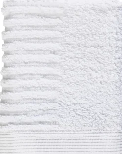 Håndklæder<Zone Vaskeklud White Classic 30x30 cm.