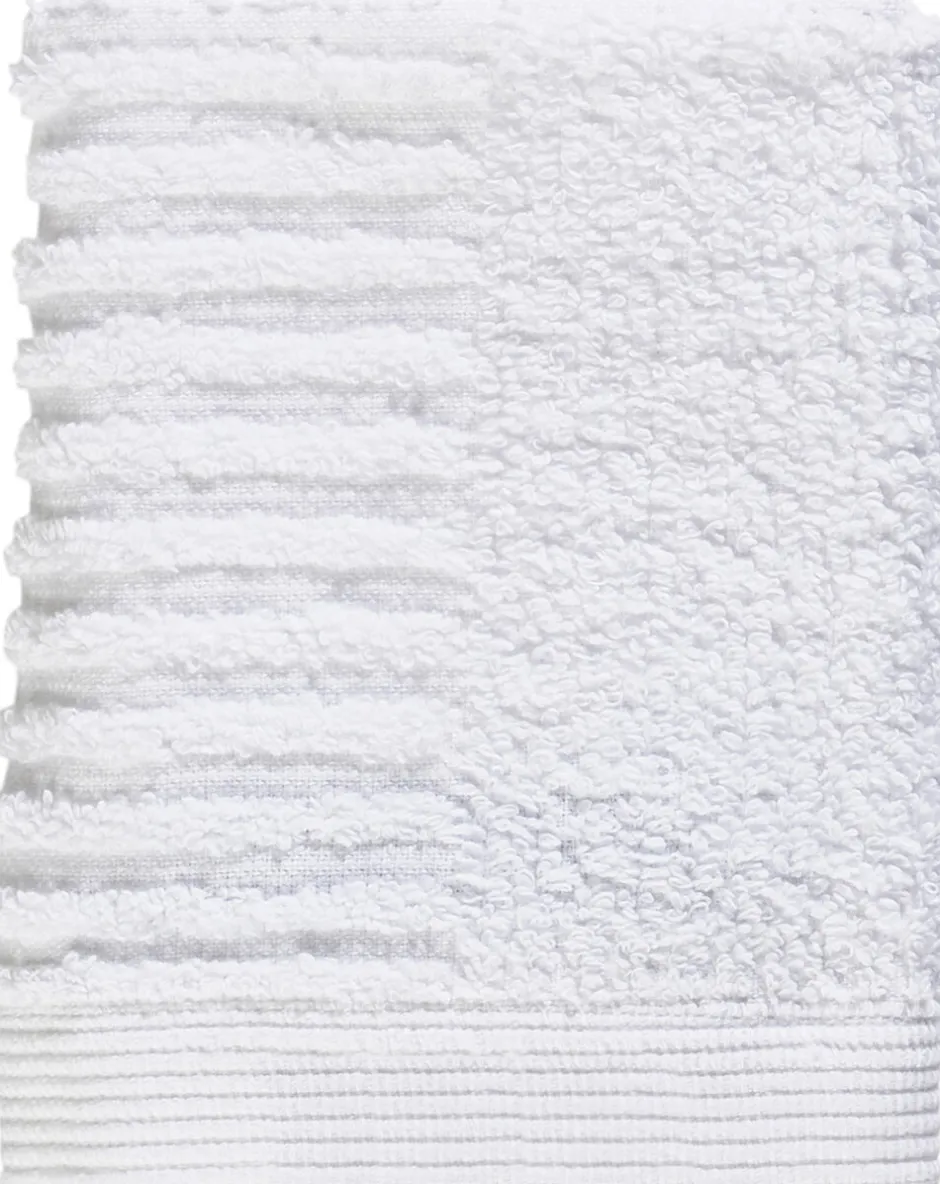 Håndklæder<Zone Vaskeklud White Classic 30x30 cm.