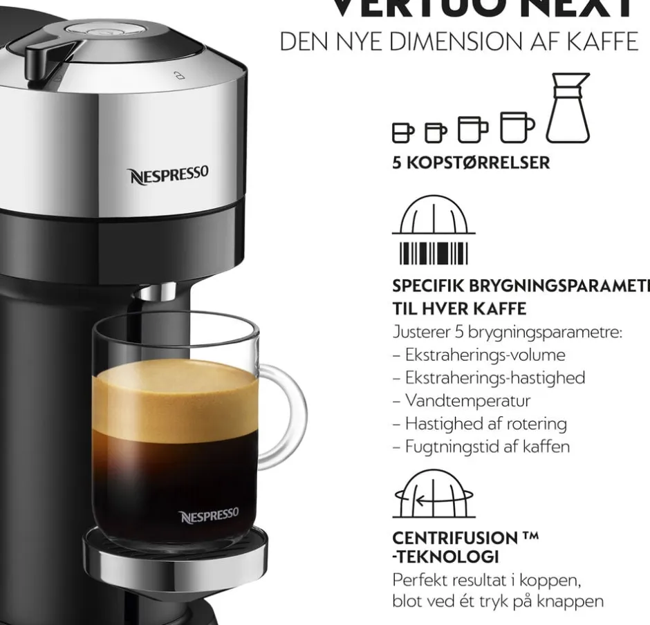 Kaffe & Te<Nespresso Vertuo Next DeLux ENV120C