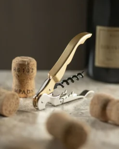 Bar & Vin<PULLTEX Vinåbner Pulltaps Basic 2F champagne guld