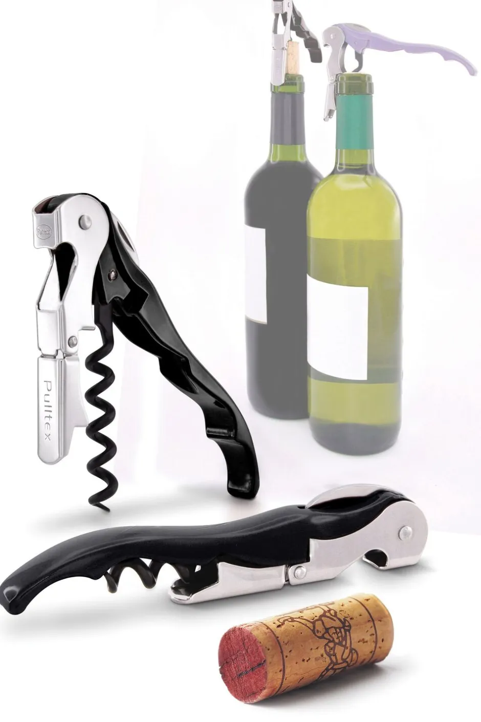 Bar & Vin<PULLTEX Vinåbner Pulltaps Classic sort m hylster