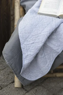 Plaider<Ib Laursen Vintage quilt St&oslash;vblå