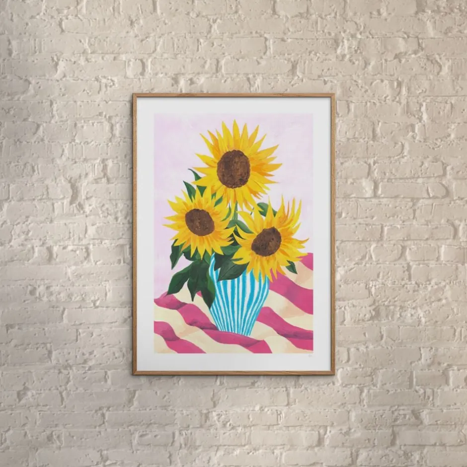 Plakater & Rammer<Poster & Frame VIOLETS PRINT HOUSE - Sunflowers Flerfarvet