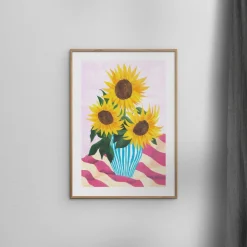 Plakater & Rammer<Poster & Frame VIOLETS PRINT HOUSE - Sunflowers Flerfarvet