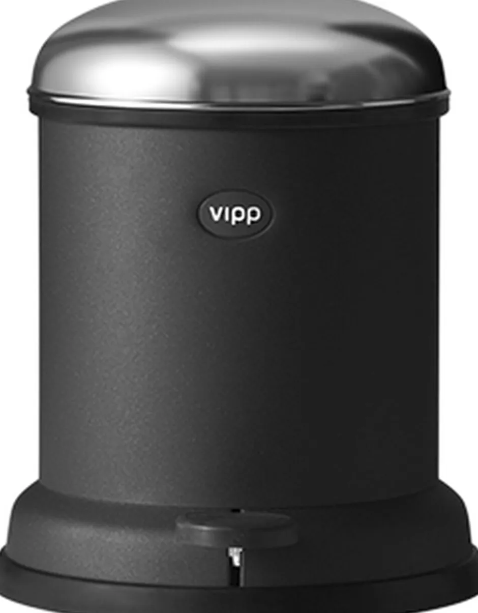 Badeværelsestilbehør<Vipp 13 pedalspand 4L Black