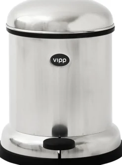 Badeværelsestilbehør<Vipp 13 pedalspand 4L Stainless steel