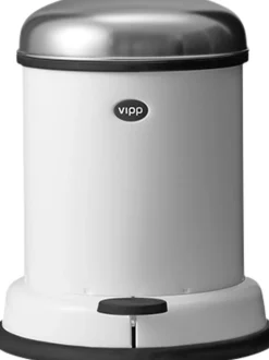 Badeværelsestilbehør<Vipp 14 pedalspand 8L White