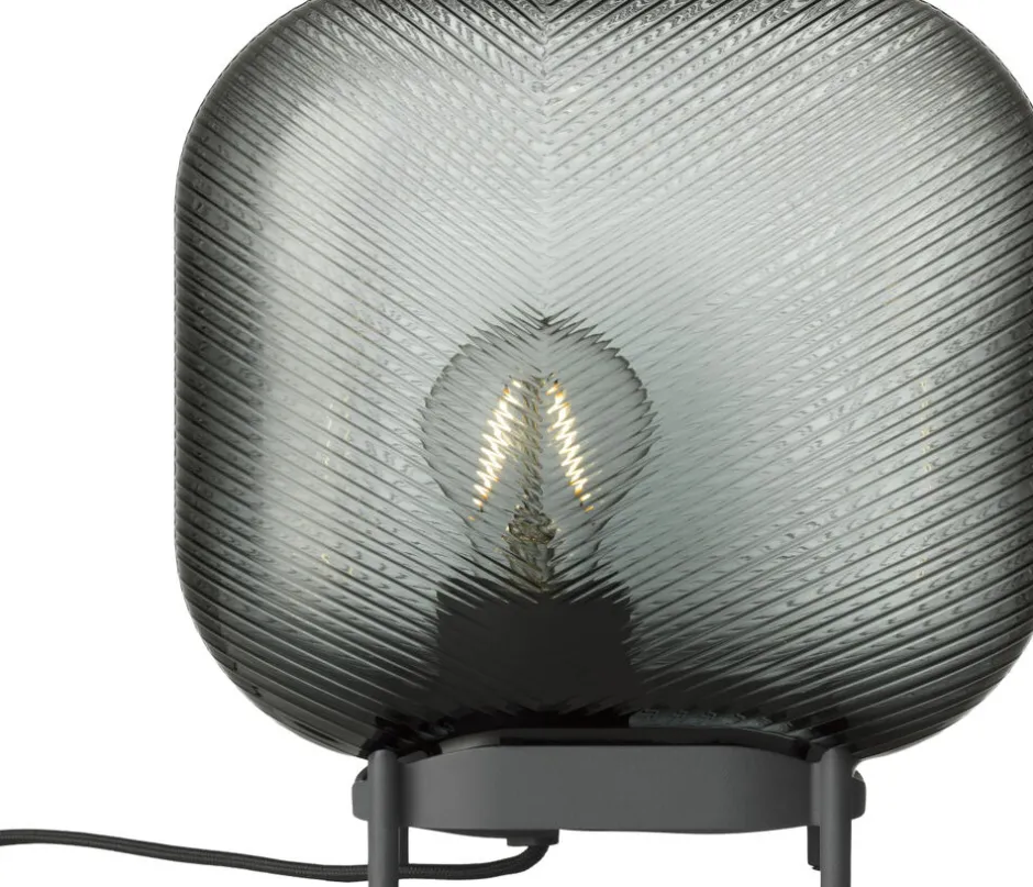Bordlamper<Iittala VIRVA Lampe 25 x 25,5 cm Mørkegrå