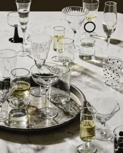 Glas<Nordal VITA wine glass - clear