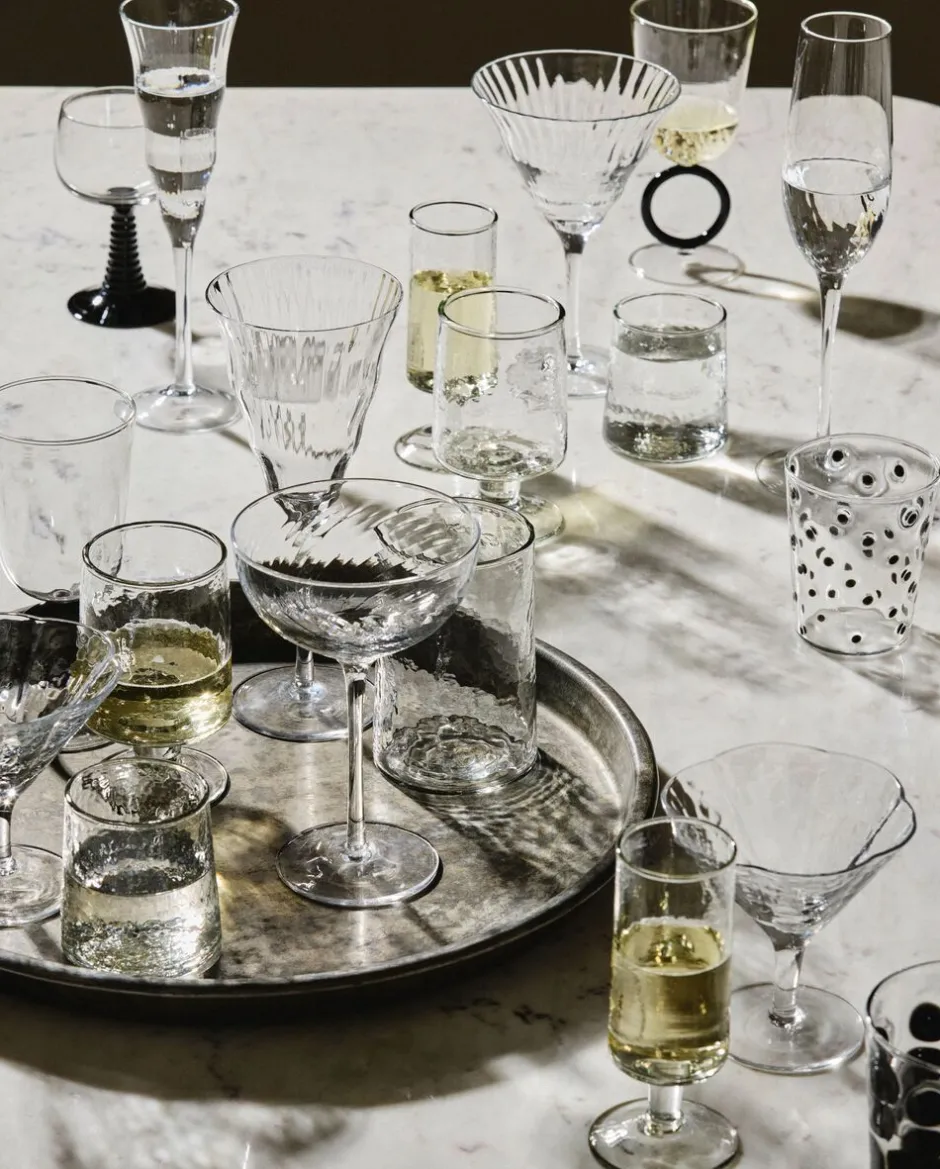 Glas<Nordal VITA wine glass - clear