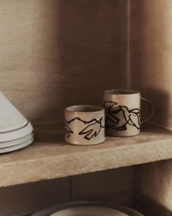 Tilbehør Til Bordet<Ferm Living Vuelo Mug - Cream