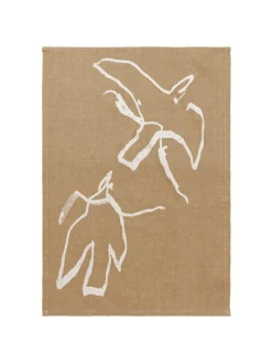 Tekstiler Til Køkkenet<Ferm Living Vuelo Tea Towel - Sugar Kelp/Off-wh