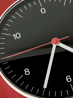 Ure & Vejrstationer<Hay Wall Clock-Black