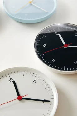 Ure & Vejrstationer<Hay Wall Clock-Black