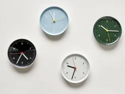 Ure & Vejrstationer<Hay Wall Clock-Black