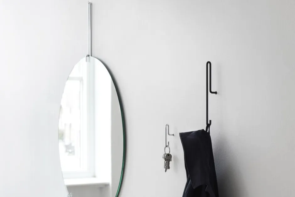 Knager & Knagerækker<Moebe Wall Hook Large Black