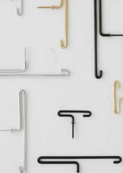 Knager & Knagerækker<Moebe Wall Hook Large Black
