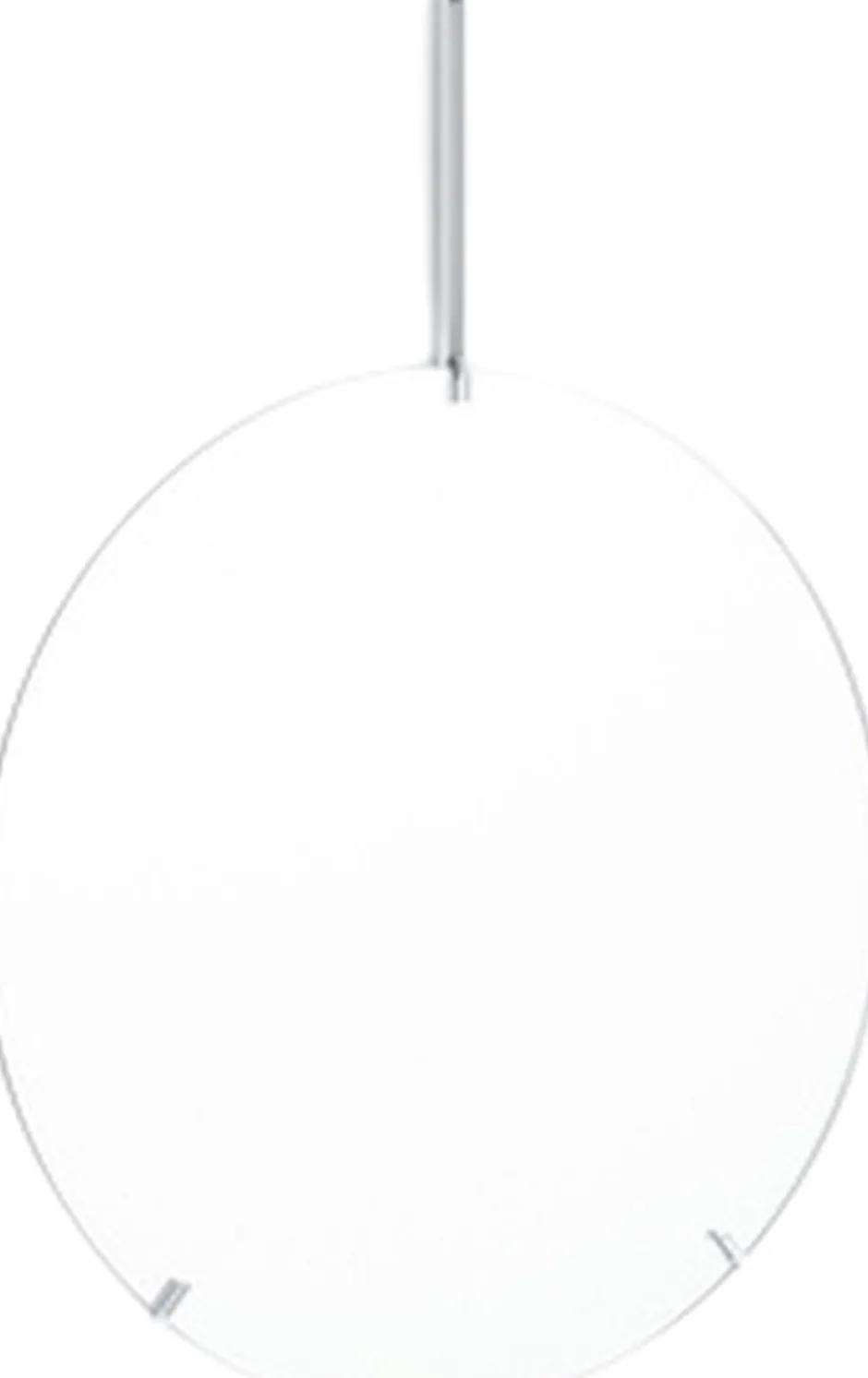 Spejle<Moebe Wall Mirror, Ã50, Chrom