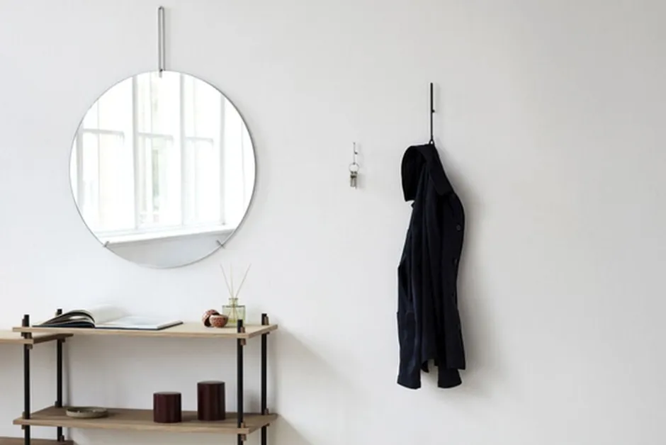Spejle<Moebe Wall Mirror, Ã50, Chrom
