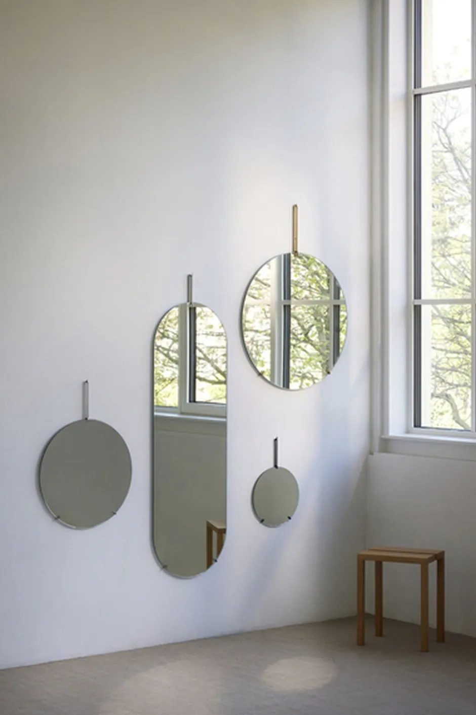 Spejle<Moebe Wall Mirror, Ã50, Chrom