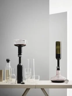 Bar & Vin<Audo Copenhagen Wine Breather, Clear/Steel
