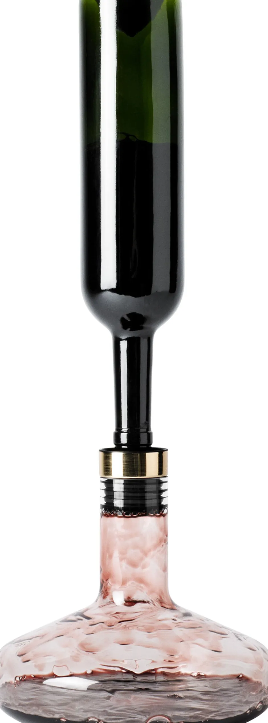 Bar & Vin<Audo Copenhagen Wine Breather, Deluxe, Clear/Gold