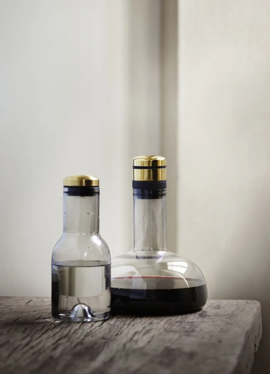 Bar & Vin<Audo Copenhagen Wine Breather, Deluxe, Clear/Gold