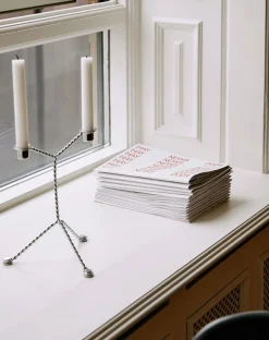 Lys & Lysestager<Hay Wire Candleholder-Mirror