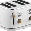Køkkenmaskiner<Witt PREMIUM 4-SLICE TOASTER WOOD WHITE