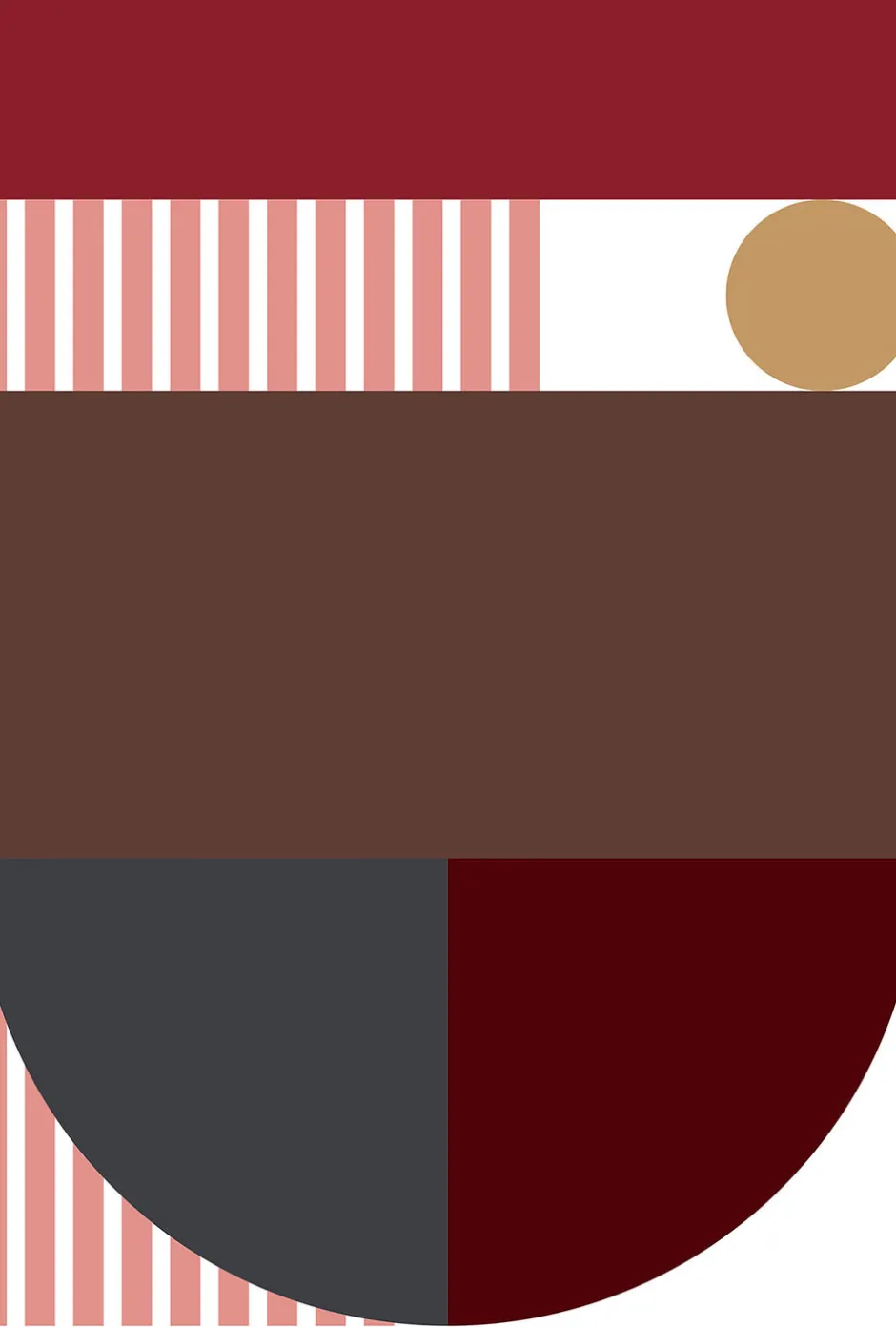 Plakater & Rammer<Poster & Frame Wonderhagen - Shapes 2 Flerfarvet