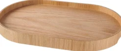 Opbevaring<Ekta Living Wood Tray, Big Oak, 31x47x3,5 cm