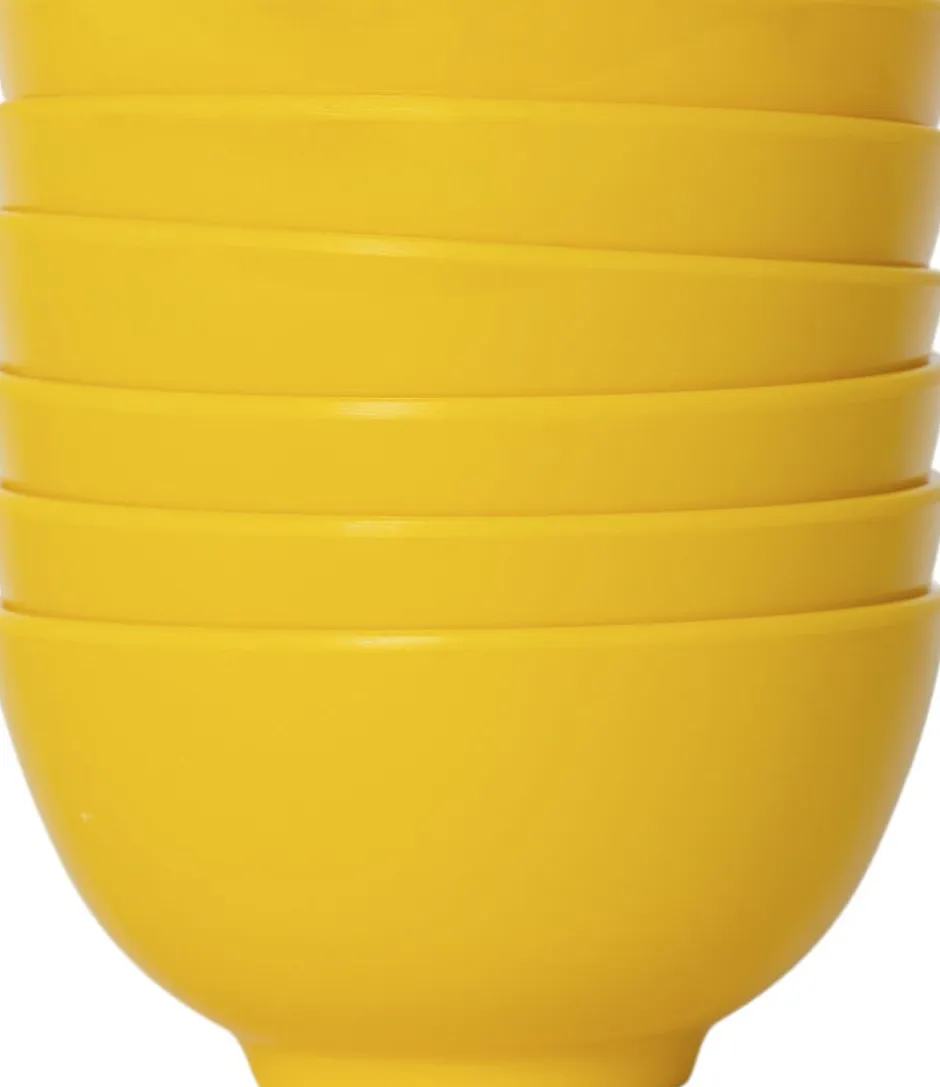 Bageartikler<Veark Yellow Melamine bowls