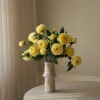 Kunstige Blomster & Træer<Botané Yellow Peony Bouquet