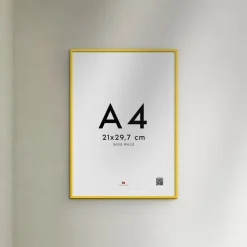 Plakater & Rammer<Poster & Frame Wood Yellow